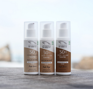 Getinte zonnecrème gelaat SPF 30