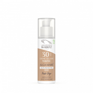 Getinte zonnecrème gelaat SPF 30