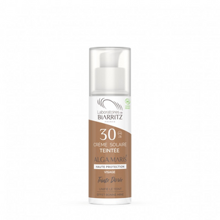 Getinte zonnecrème gelaat SPF 30