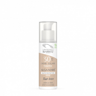 Getinte zonnecrème gelaat SPF 30