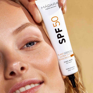 Crème solaire teintée visage SPF 50