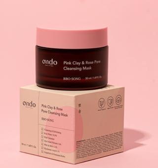 Ondo Beauty - Pink Clay & Rose Pore Cleansing Mask