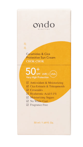 Ondo Beauty - Ceramides & CICA protective Sun Cream SPF 50