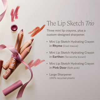 The lip sketch trio