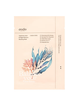 Ondo Beauty - Hyaluronic Acid & Algae Moisture Boosting Mask